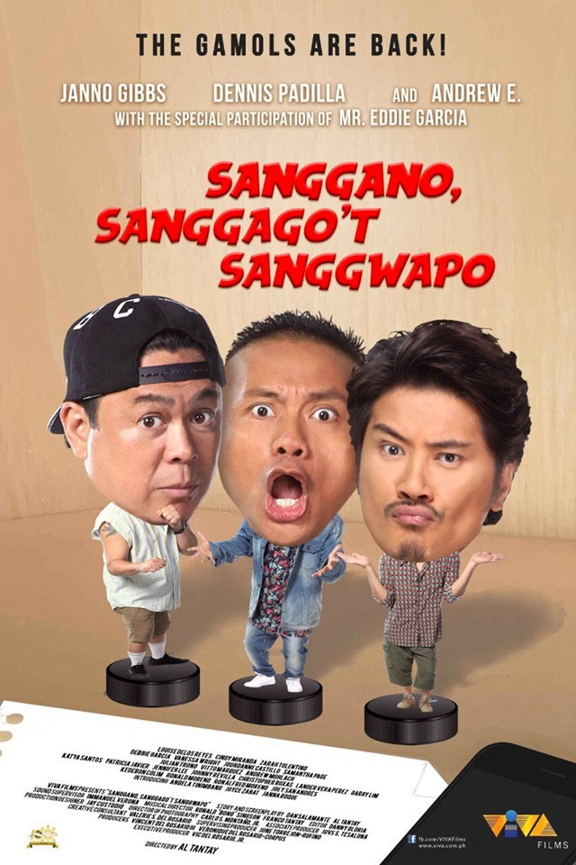 Sanggano, Sanggago’t Sanggwapo Movie Poster