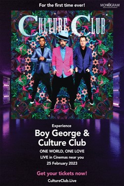 Boy George And Culture Club: One World, One Love Concert Movie Poster