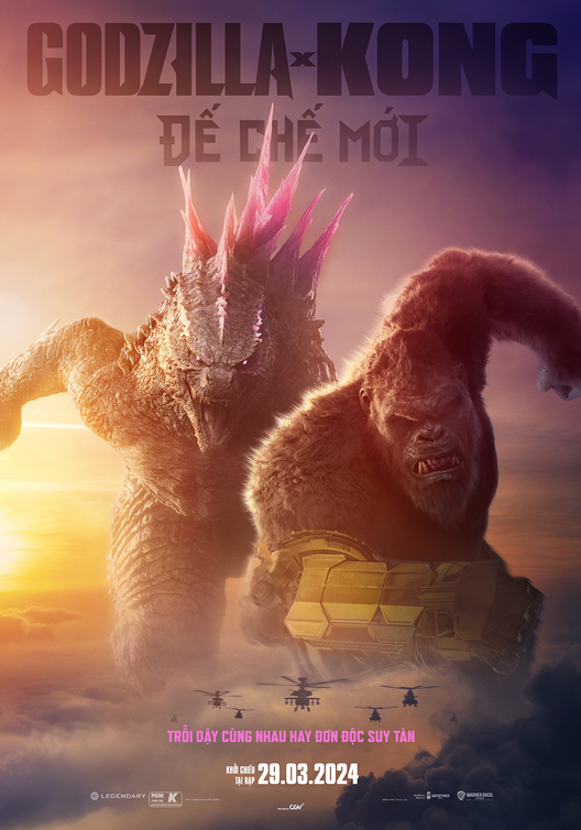 GODZILLA x KONG: DE CHE MOI Movie Poster