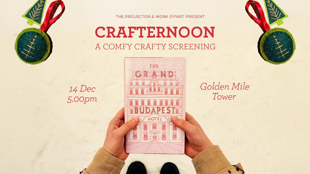 The Grand Budapest Hotel X Crafternoon Movie Poster