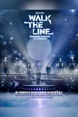 Enhypen Walk The Line Summer Edition In Cinemas Movie Poster