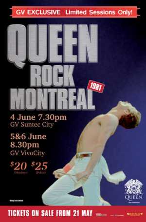 Queen Rock Montreal Movie Poster