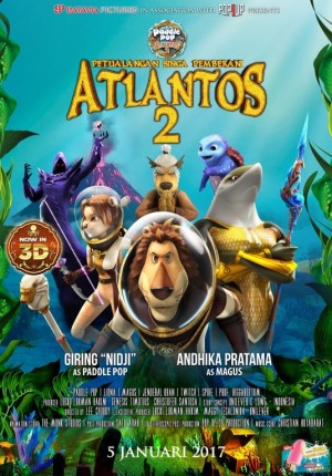 Petualangan singa pemberani atlantos 2 Movie Poster