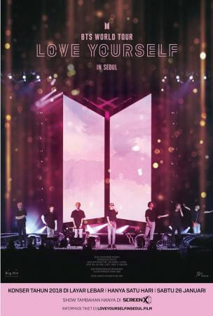 BTS World Tour Love Yourself In Seoul  Movie Poster