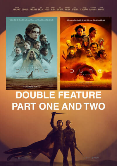 Dune: Part One & Two Double Bill Movie Poster