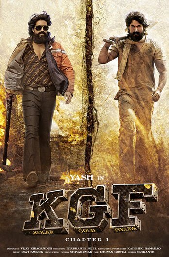 K.G.F: Kolar Gold Fields - Chapter 1 Movie Poster