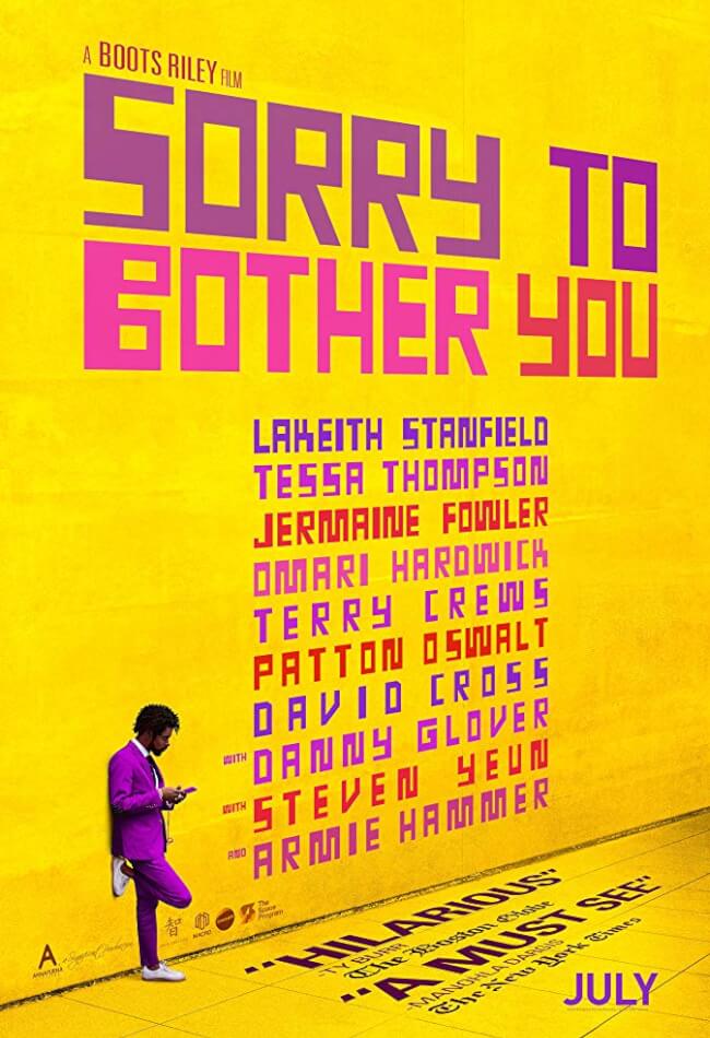 Sorry To Bother You Movie Poster