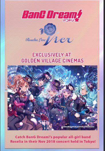 Roselia Live Vier Movie Poster