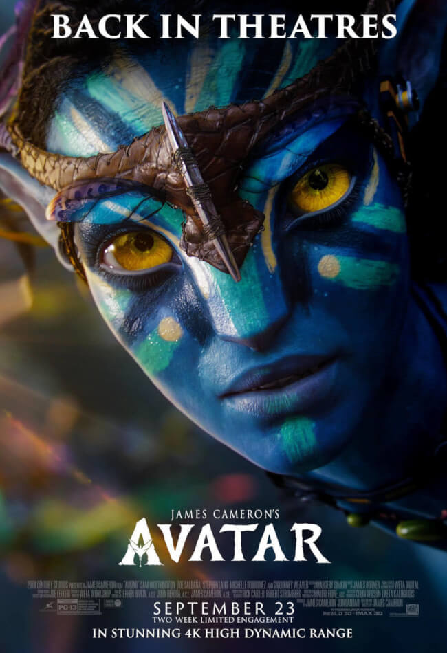 Avatar (Re-release) Movie Poster