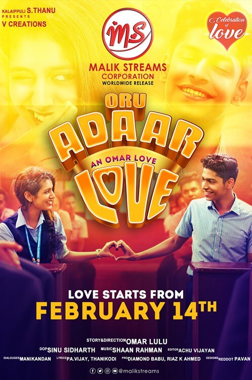 Oru Adaar Love Movie Poster