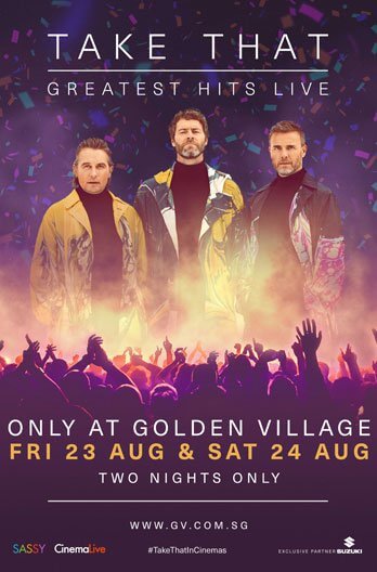 Take That: Greatest Hits Live Movie Poster