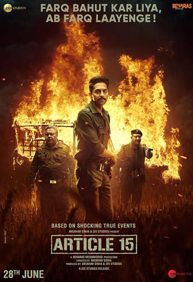 Article 15 Movie Poster