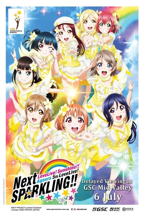 Love Live! Sunshine!! Aqours 5th LoveLive! ~Next SPARKLING!!~ Movie Poster