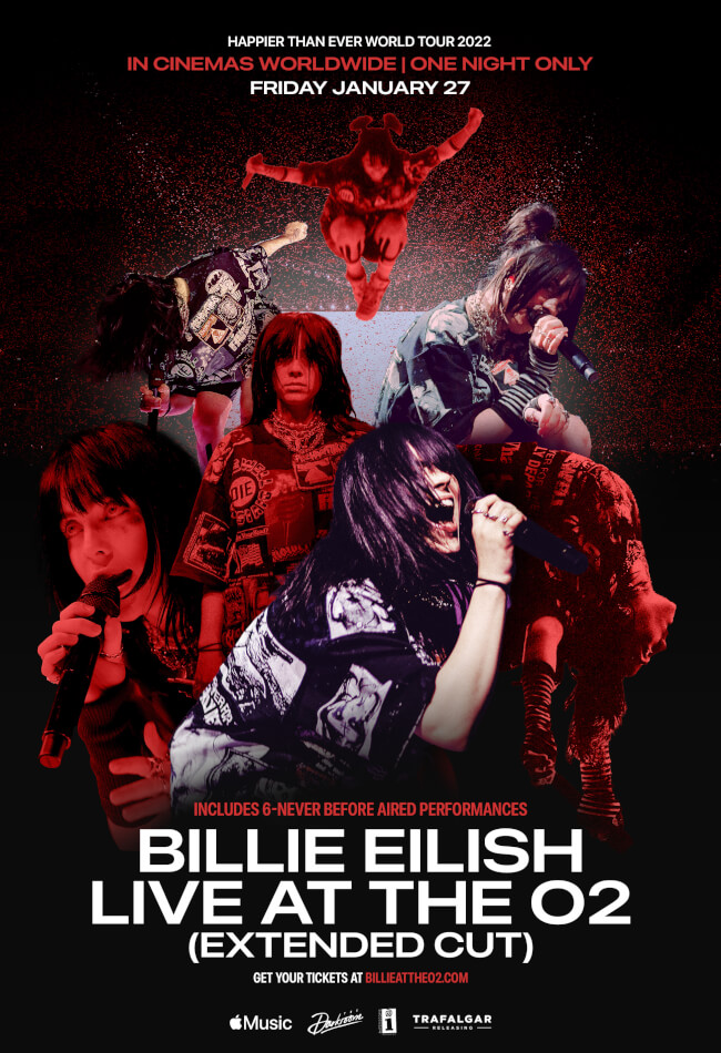 Billie Eilish: Live At The O2 Movie Poster