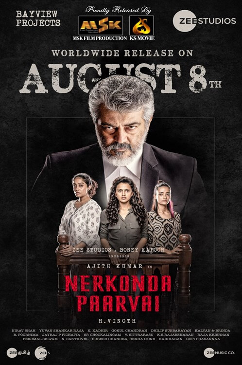 Nerkonda Paarvai (2019) Showtimes, Tickets & Reviews | Popcorn Malaysia