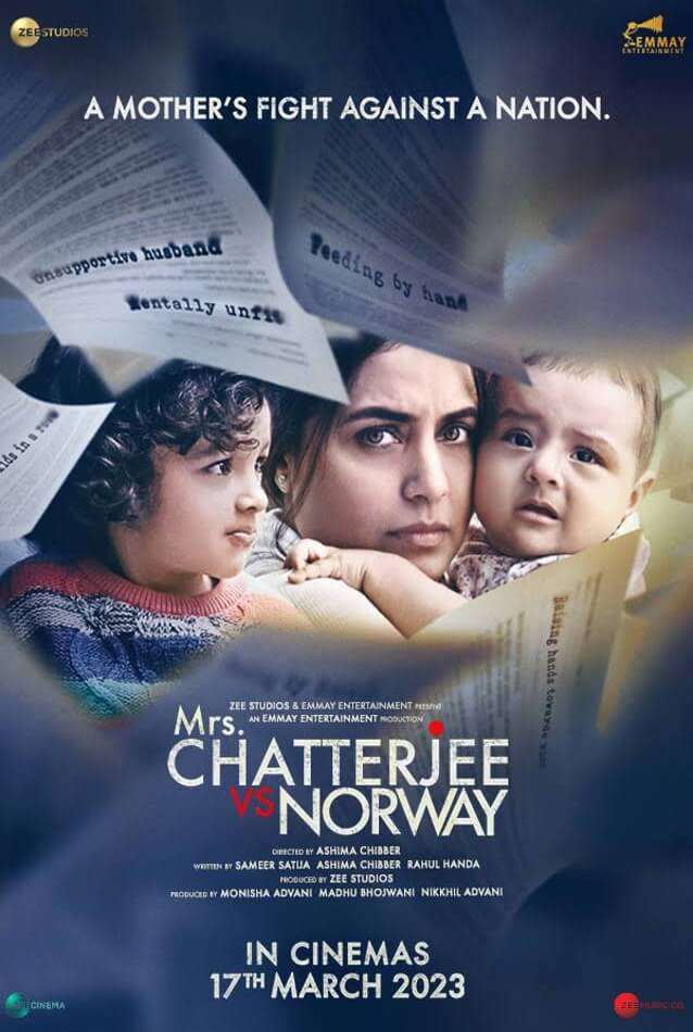 Mrs. chatterjee vs. norway Movie Poster