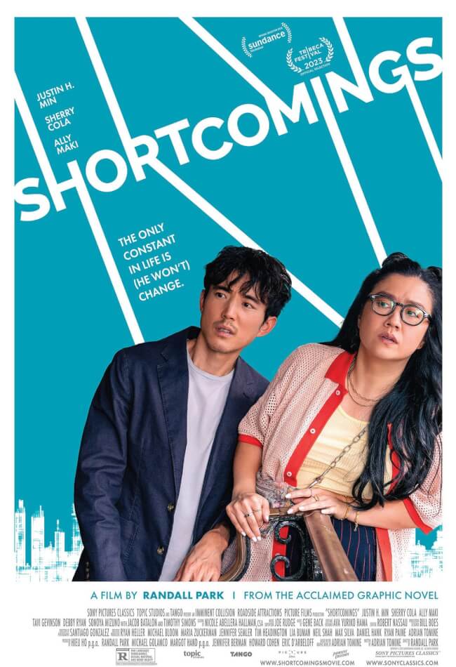 Shortcomings Movie Poster