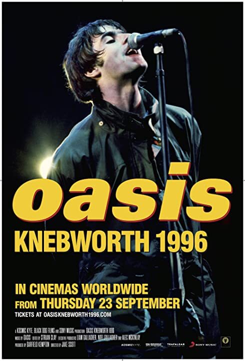 Oasis Knebworth 1996 Movie Poster