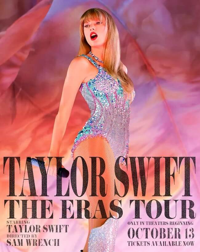 Taylor Swift: The Eras Tour Movie Poster