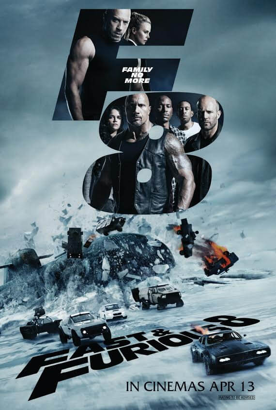 Fast & Furious 8 Movie Poster