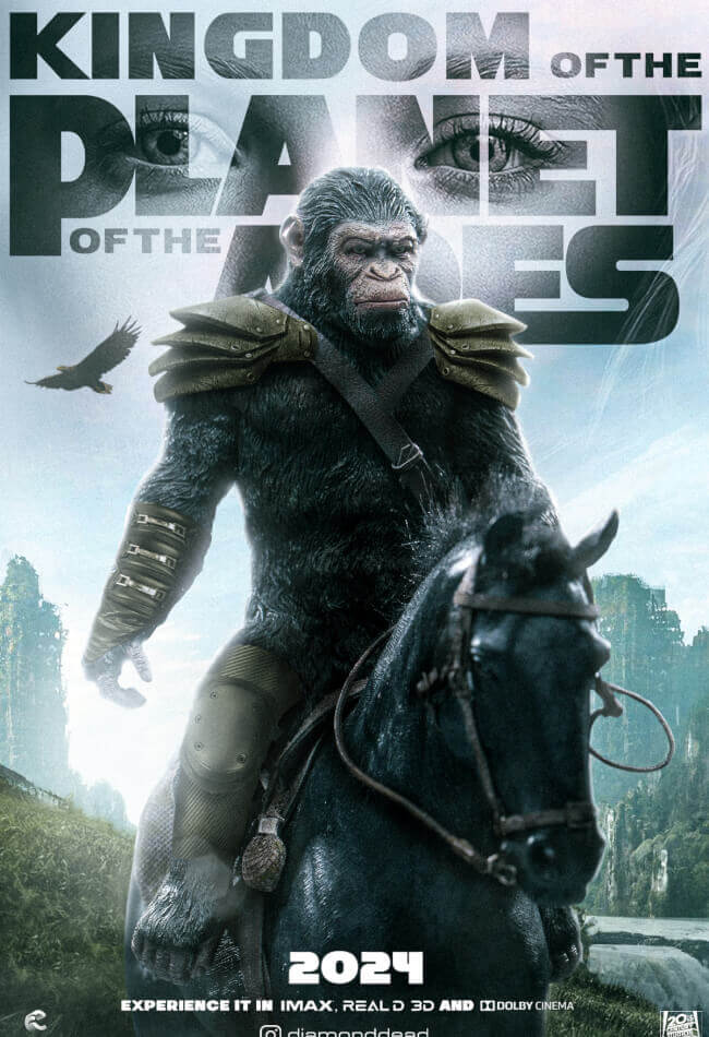 Kingdom of the planet of the apes Movie Poster