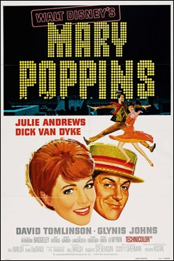 Mary Poppins - 60th Anniversary Movie Poster