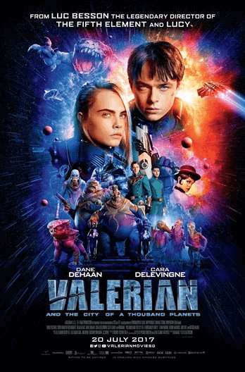 Valerian And The City Of A Thousand Planets Movie Poster