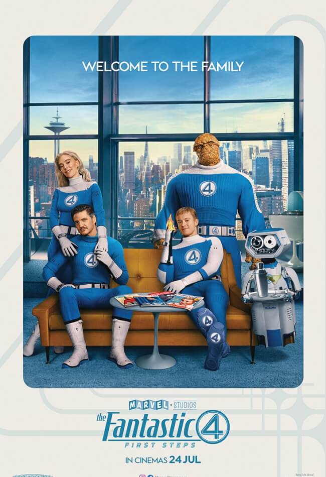 The Fantastic Four: First Steps Movie Poster