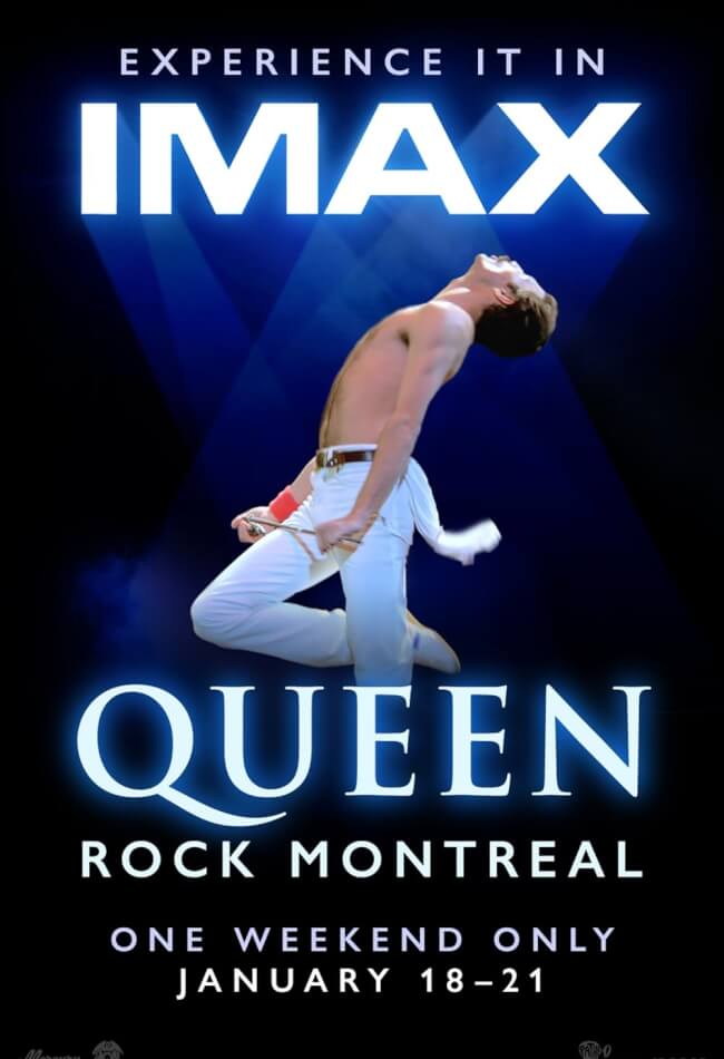 Queen rock montreal Movie Poster