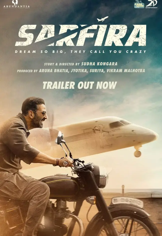 Sarfira Movie Poster