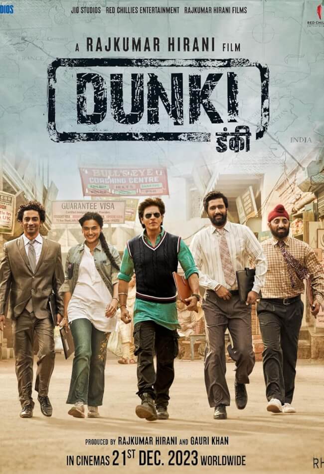 Dunki Movie Poster