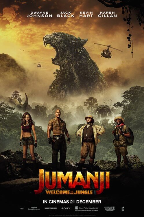 Jumanji: Welcome To The Jungle Movie Poster