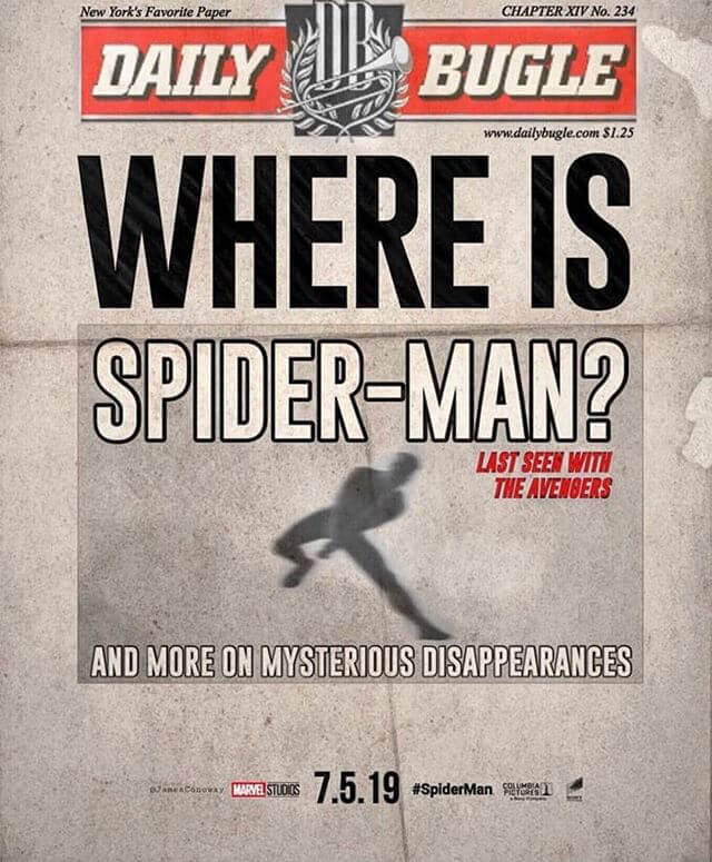 Spider-Man: Far From Home  Movie Poster