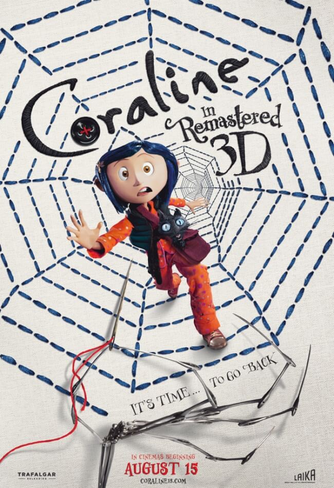 Coraline 15th Anniversary Movie Poster