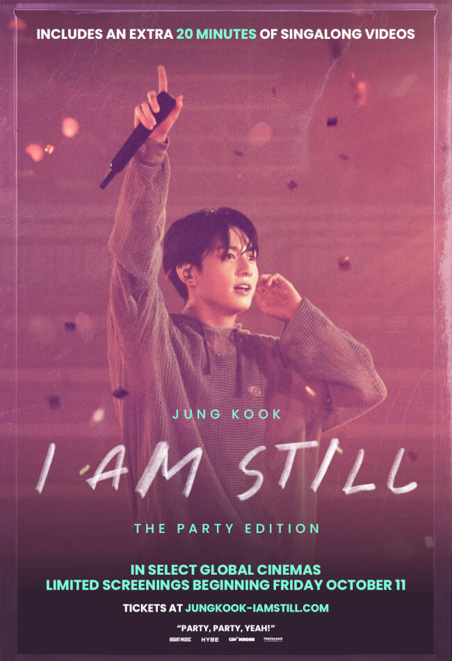 JUNG KOOK: I Am Still - The Party Edition Movie Poster