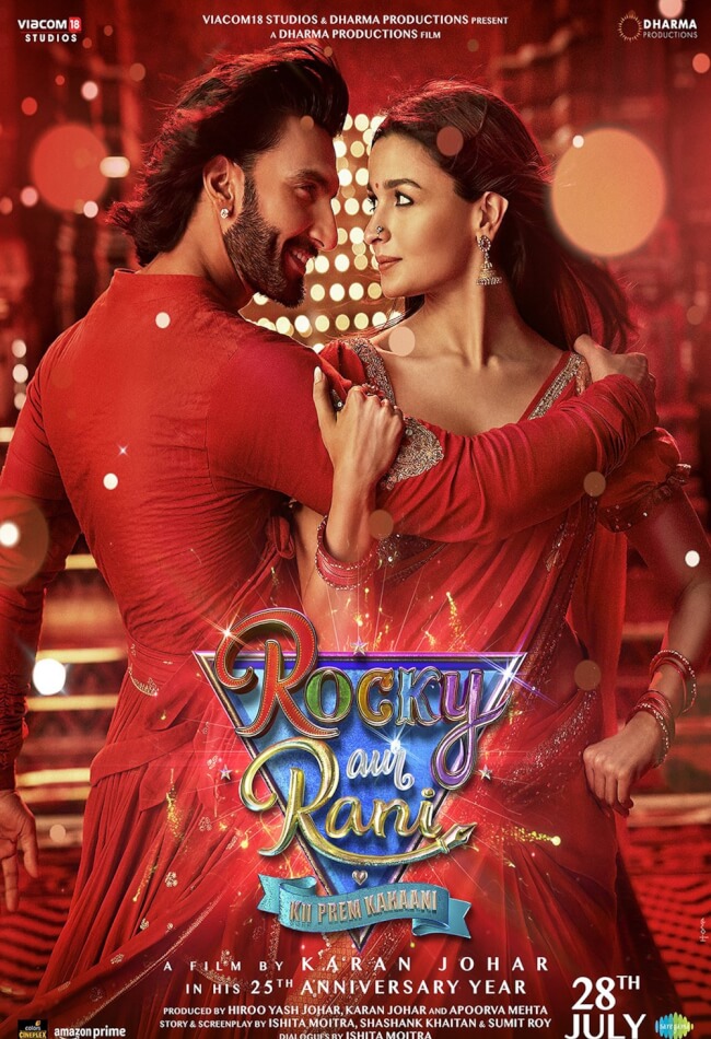 Rocky aur rani kii prem kahaani Movie Poster