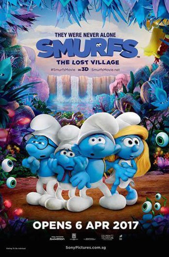 The Smurfs 3 Movie Poster