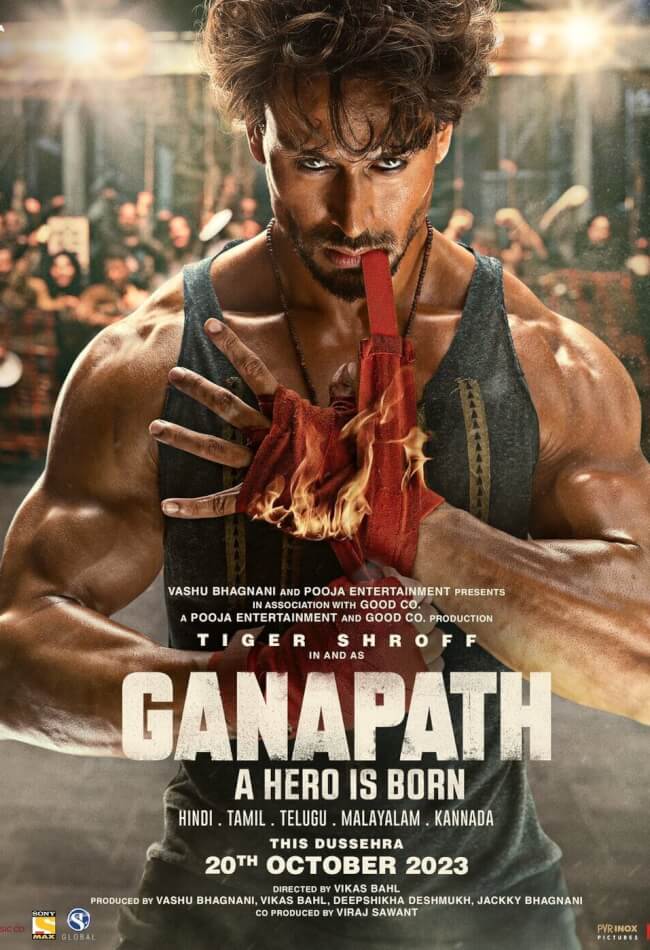 Ganapath - a hero is born Movie Poster