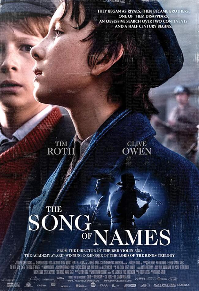 The Song Of Names Movie Poster