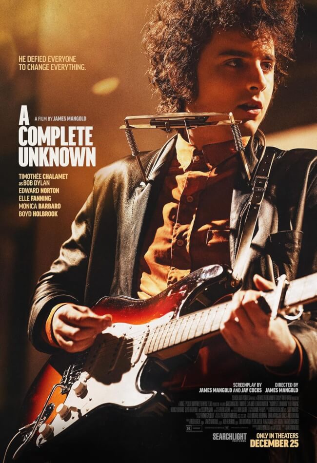 Bob Dylan: A Complete Unknown Movie Poster
