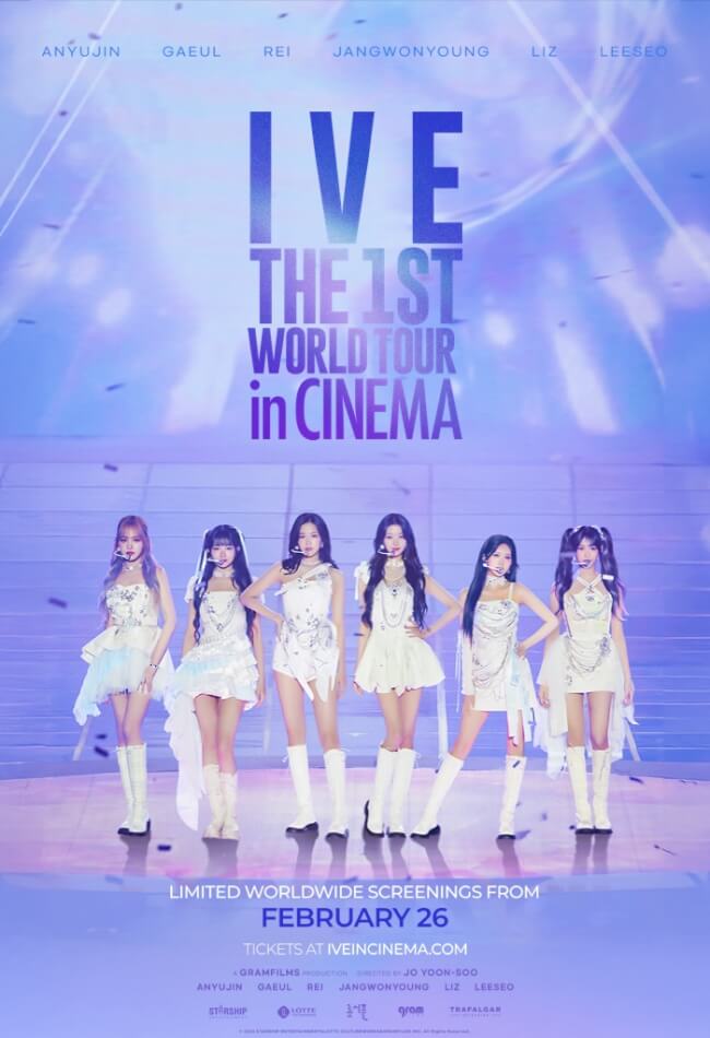IVE: THE FIRST WORLD TOUR IN CINEMA Movie Poster