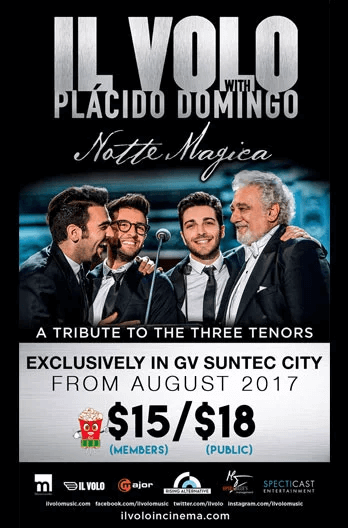 Il Volo With Placido Domingo: Notte Magica Movie Poster