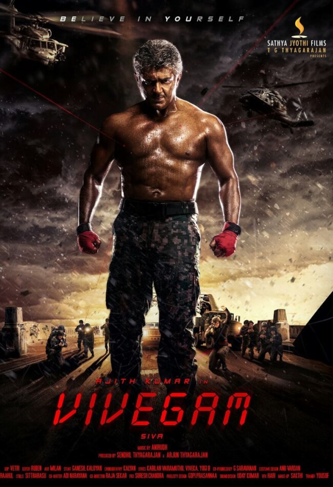 Vivegam Movie Poster