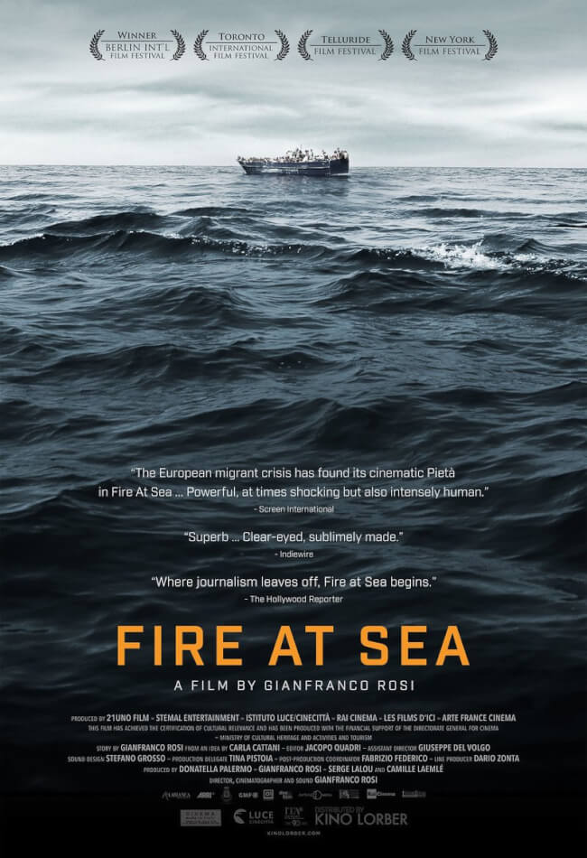 Fire At Sea Movie Poster