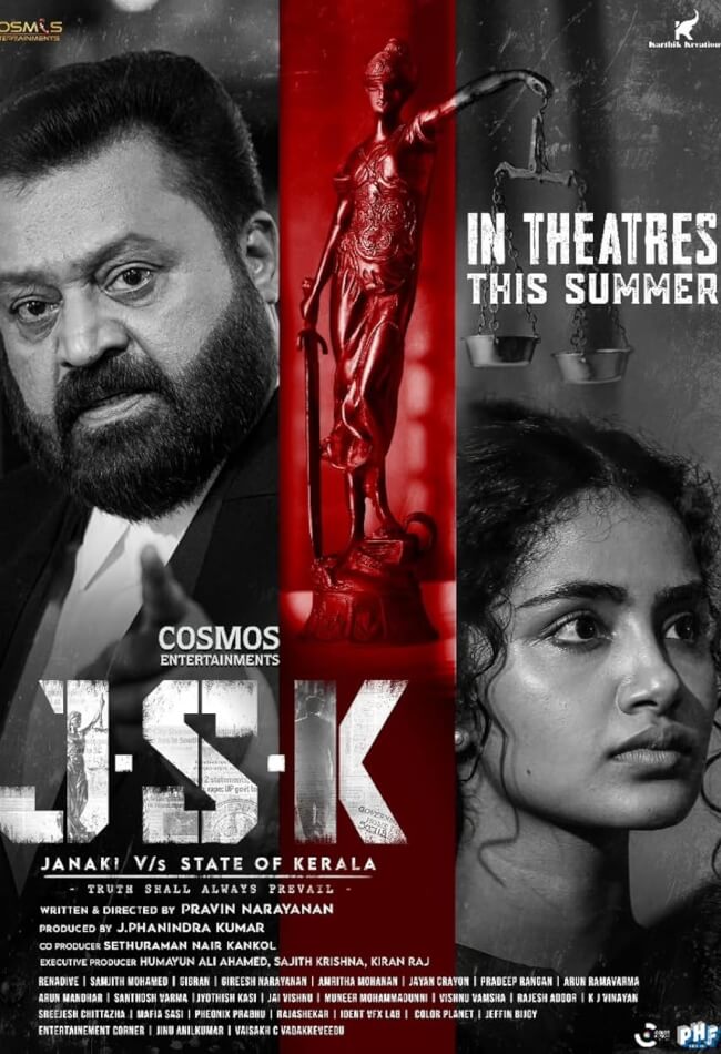 JSK: Janaki Vs State Of Kerala Movie Poster