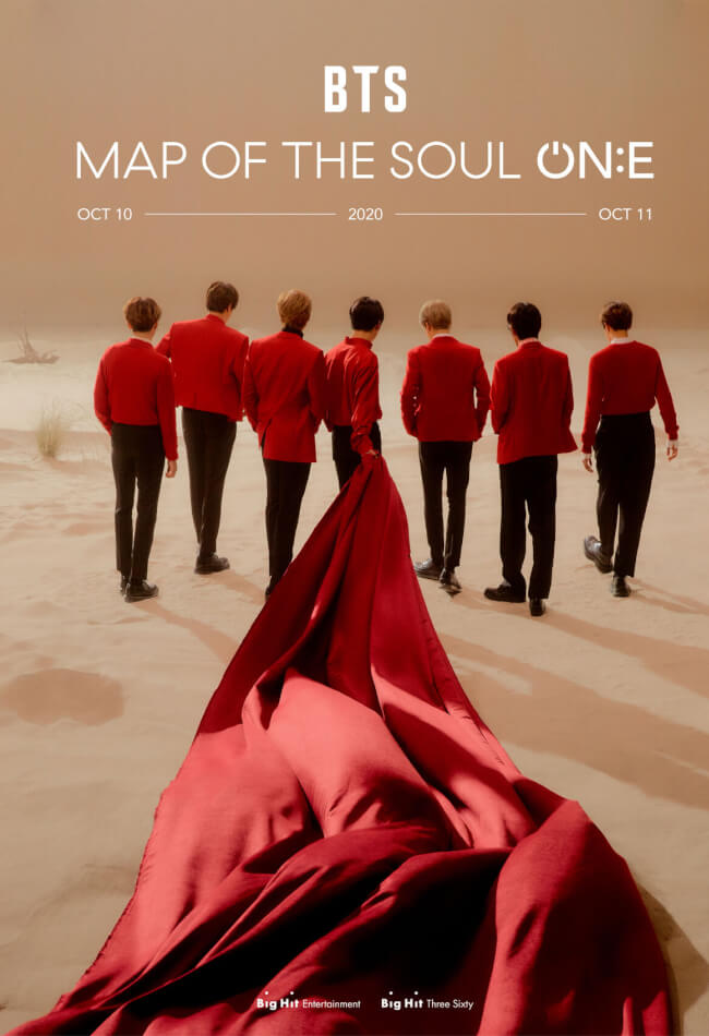 BTS Map Of The Soul ON:E Movie Poster