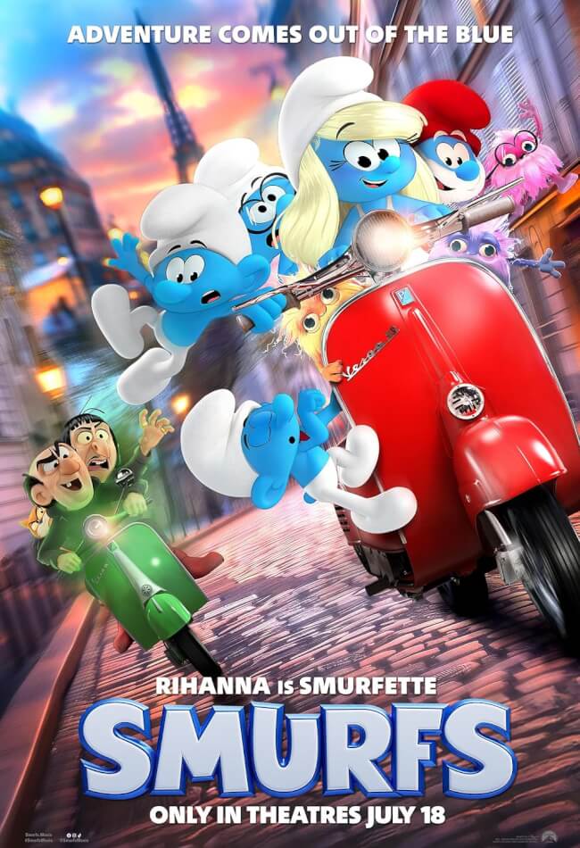 Smurfs Movie Poster