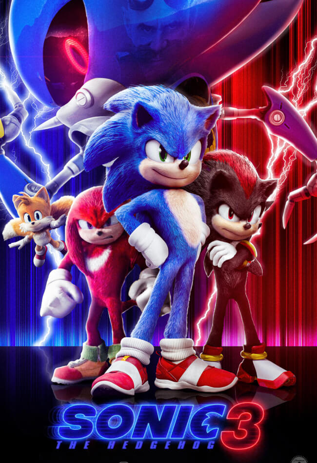 Sonic The Hedgehog 3 Movie Poster