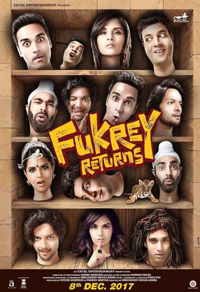 Fukrey Returns Movie Poster
