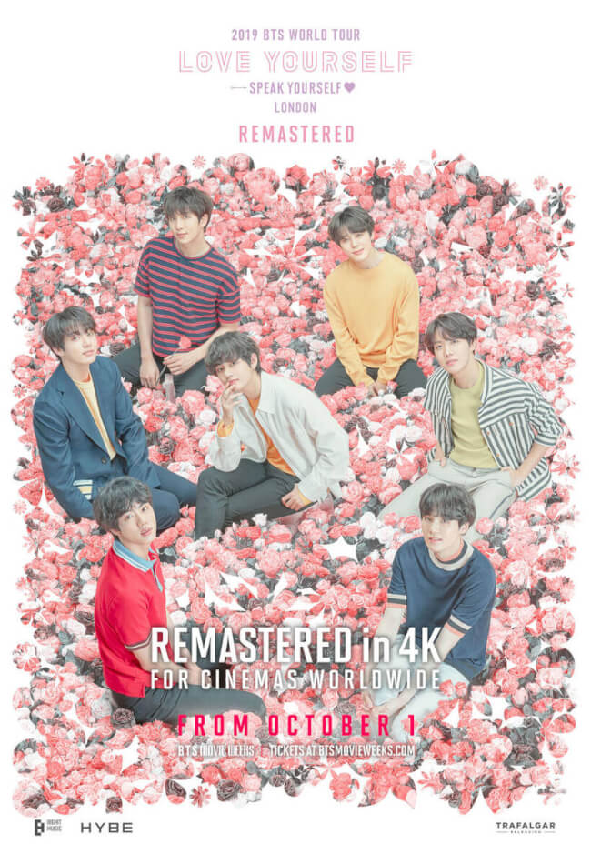 BTS  2019 World Tour Love Yourself: Speak Yourself London Remastered Movie Poster